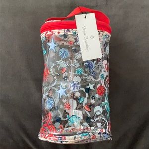 Vera Bradley Clear Lotion Bag with Zip